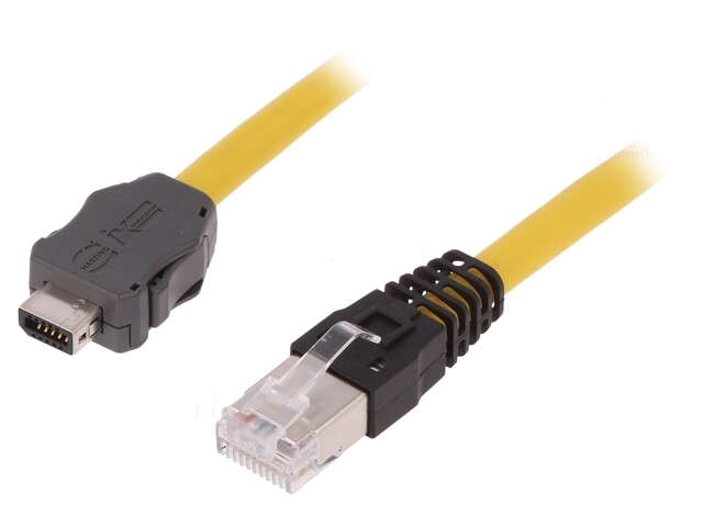 Kabel: patch cord; ix Industrial®; Cat: 6a; 2m; Isolatie: PVC; recht Kabel: patch cord; ix Industrial®; Cat: 6a; 2m; Isolatie: PVC; recht
